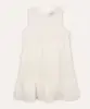 vestido midi infantil com recortes floral off white 6