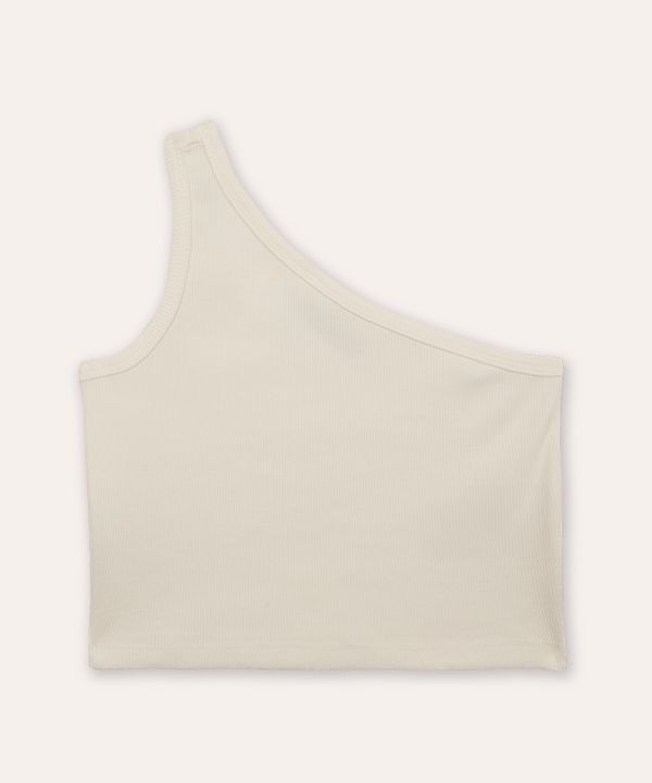 cropped juvenil ombro único off white 14