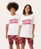 pijama manga curta better together branco GG