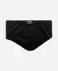 cueca slip masculina de algodão preta M