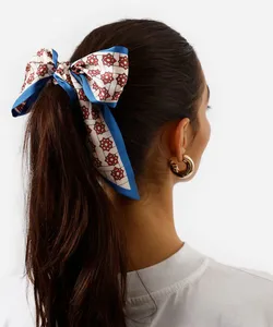 lenço faixa feminino acetinado colorido UNICO
