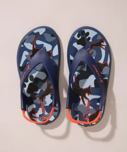 Sandália Infantil Camuflada Rider Azul Marinho 17-18