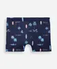 sunga boxer infantil estampada azul 10
