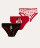 kit de 3 calcinhas infantil minnie colorido 6