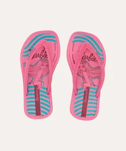 chinelo infantil barbie ipanema rosa 25-26