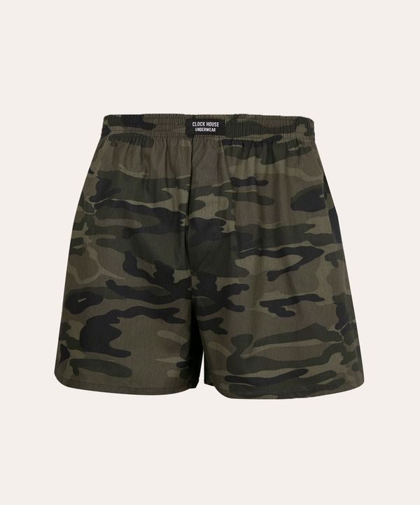 cueca samba canção camuflada verde militar GG