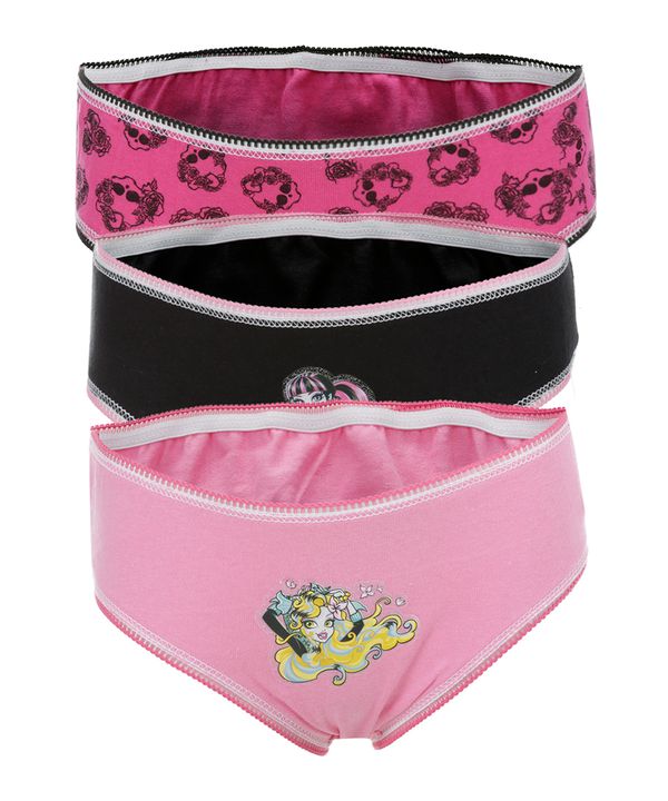 Kit com 3 Calcinhas Monster High Multicor 6