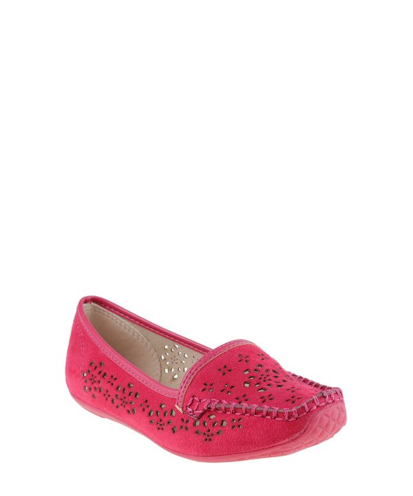 Mocassim Molekinha com Laser Cut Pink 29