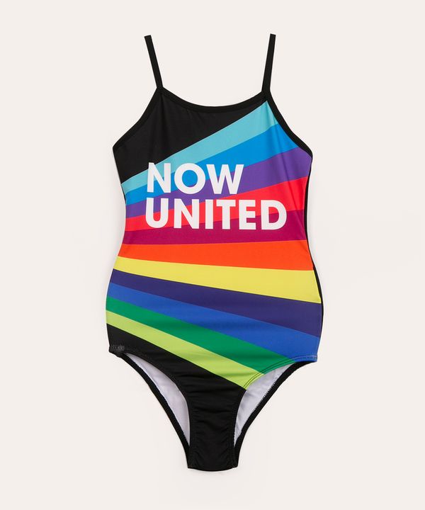 maiô infantil now united com proteção uv50 preto 10