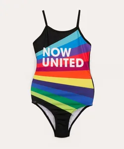 maiô infantil now united com proteção uv50 preto 6
