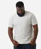 camiseta masculina comfort listrada plus size azul GG4