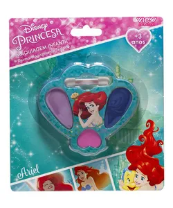 Estojo de Maquiagem Infantil Disney Princesas - Ariel 1 Unidade Único