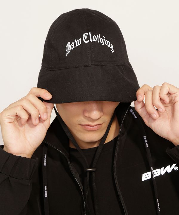 Bucket Hat Unissex BAW Clothing Preto Único