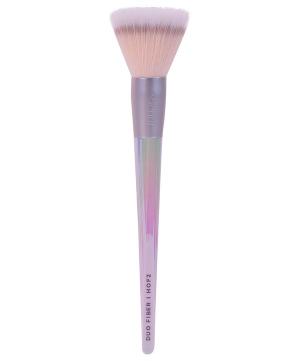 pincel duo ruby rose fiber holographic UNICO