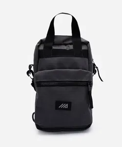 bolsa shoulder multifuncional cinza UNICO