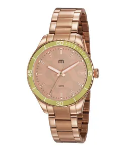 Kit de Relógio Analógico Mondaine Militar Feminino + Pulseira - 32030LPMGRE1K Rosê Único