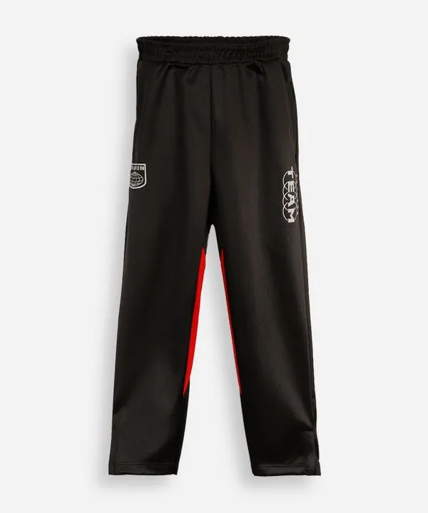 calça esportiva infantil bicolor preta 6