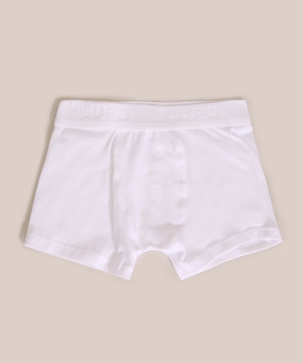 Cueca Infantil Boxer Lupo Kids Branca G