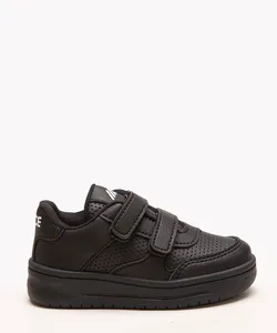 tênis infantil com velcro preto 21