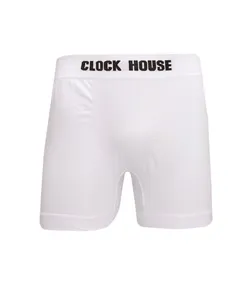 cueca boxer de algodão cós elástico branco G
