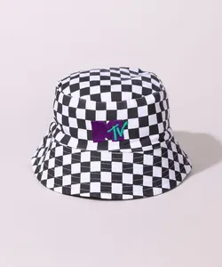 Chapéu Bucket Hat Feminino MTV Dupla Face Preto Único