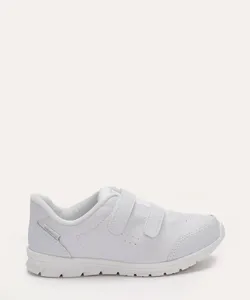 tênis casual infantil dakotinha com velcro branco 26