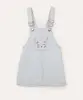 salopete jeans infantil gatinho azul 2