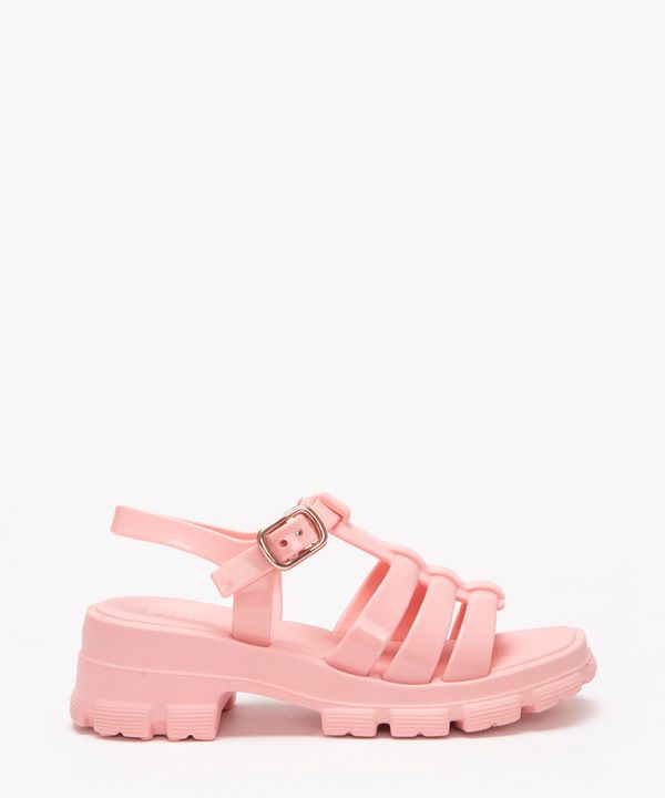 sandália infantil zaxy power grendene rosa 25