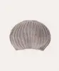 boina de tricot cinza UNICO
