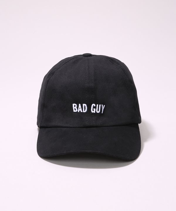 Boné Masculino Aba Curva com Bordado "Bad Guy" Preto Único