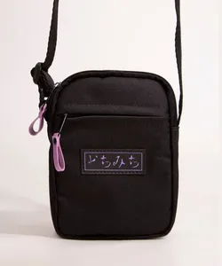shoulder bag com bolso preta Único