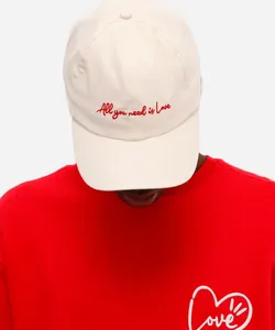 boné unissex aba curva all you need is love the beatles off white UNICO
