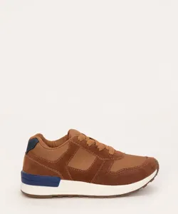 tênis infantil casual bege 34