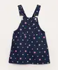 salopete infantil jeans estrelas azul medio 4