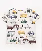 camiseta infantil carros manga curta off white 4