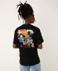 camiseta de algodão relaxed batman manga curta preta G