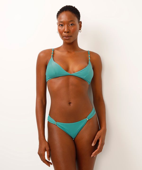 biquíni calcinha tanga azul G