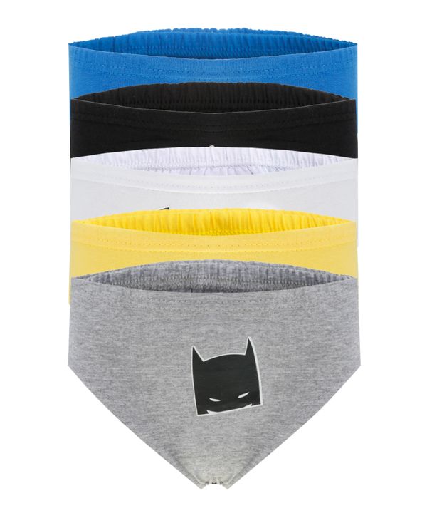 Kit de 5 Cuecas Batman Multicor 10