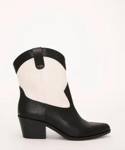 bota western salto médio croco oneself preto 39