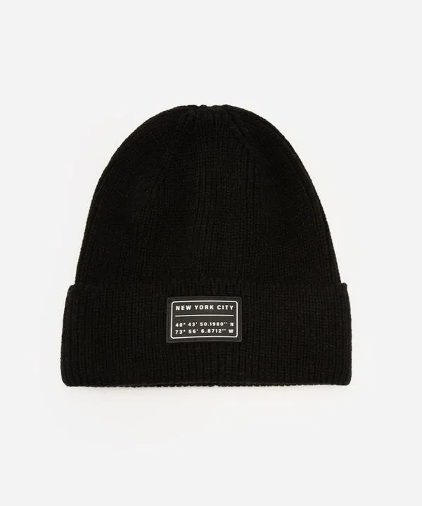 gorro infantil texturizado new york preto UNICO