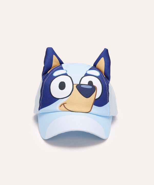 boné infantil com orelhas bluey azul UNICO