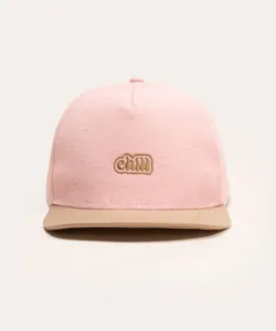 boné aba reta chill rosa claro Único