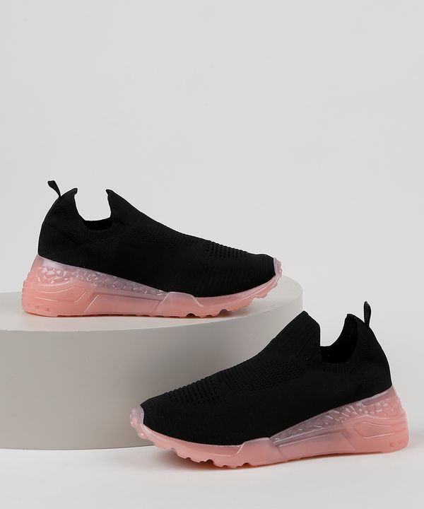 Tênis Feminino Oneself Sneaker Chunky Knit Preto 36