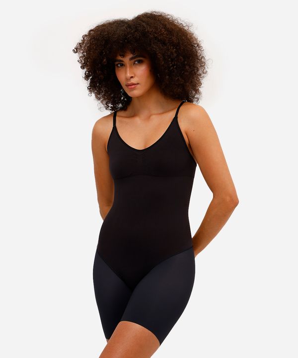 body modelador feminino delrio preto GG