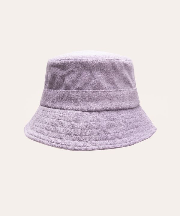 chapéu bucket atoalhada lilás Único
