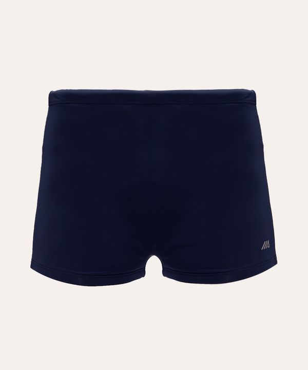 sunga boxer com bolso esportiva proteção uv azul marinho P