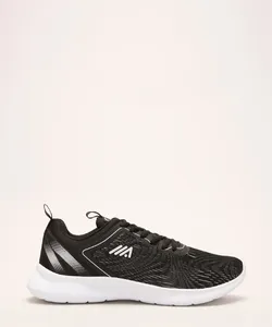Tênis Feminino Esportivo Estampado Geométrico preto 38