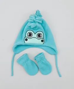 Gorro + Luvas Verde Único