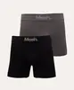 kit de 2 cuecas boxer sem costura mash colorido M