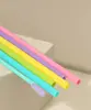 Kit de 5 Canudos Reutilizáveis com Escova de Limpeza Multicor Único